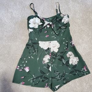 Dynamite floral romper